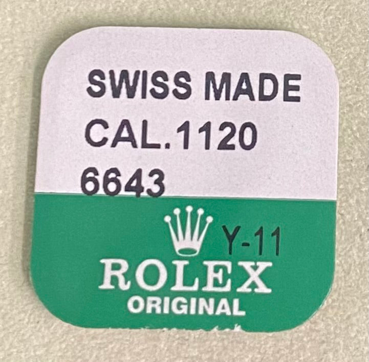 Rolex Caliber 1120 Part #6643 Ratchet Wheel