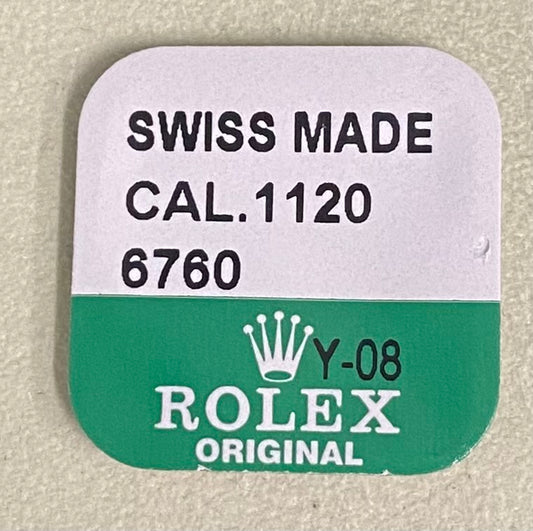 Rolex Caliber 1120 Part #6760 Combined in Setting For Escape Wheel, Upper & Lower