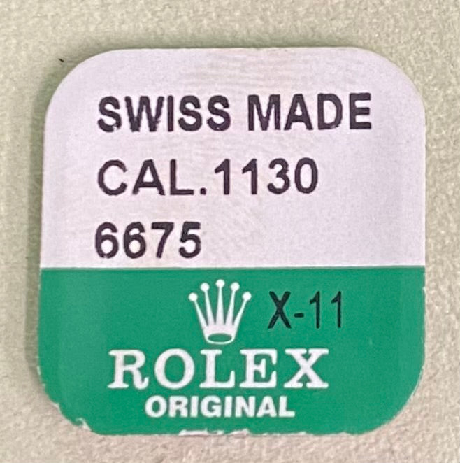 Rolex Caliber 1130 Part #6675 Driving Wheel Over 3rd Wheel