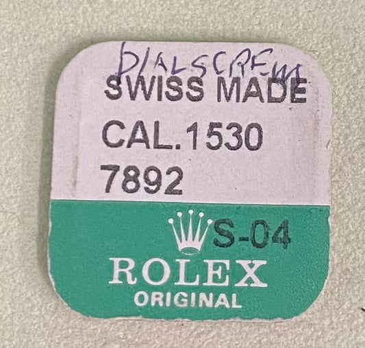 Rolex Caliber 1530 Part #7892 Screw Dial