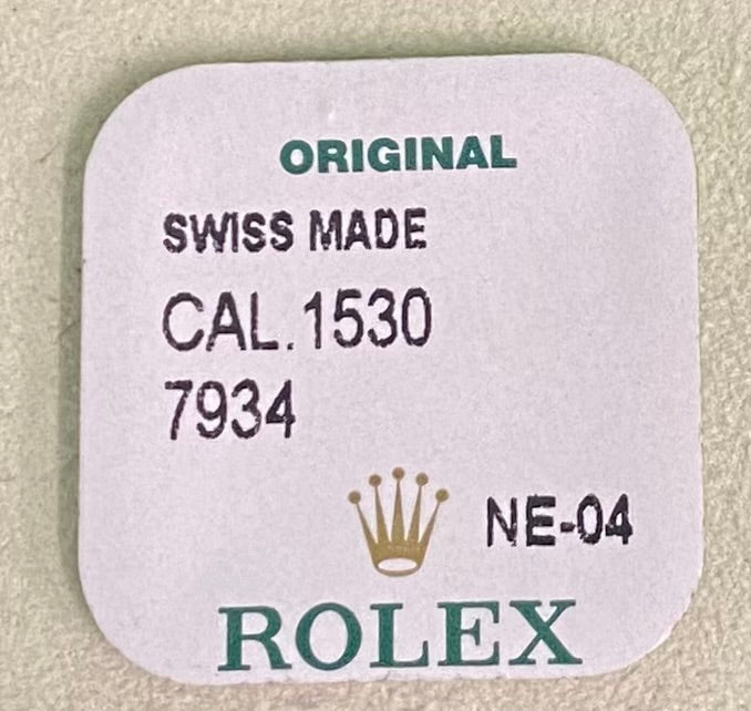 Rolex Caliber 1530 Part #7934 Spring w/ Axle (Upper,Lower)