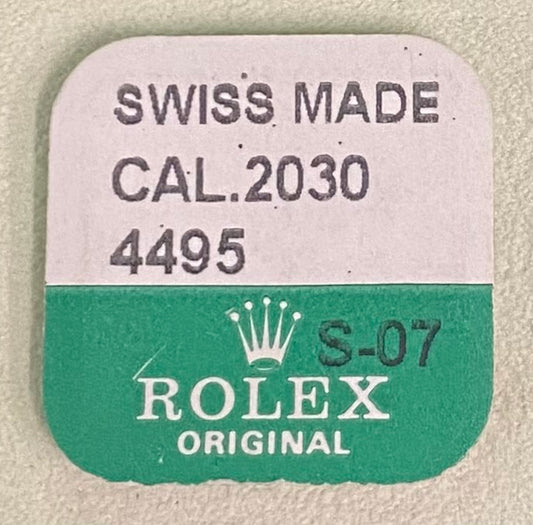 Rolex Caliber 2030 Part #4495 Combined In-Setting For Upper & Lower Escape Wheel