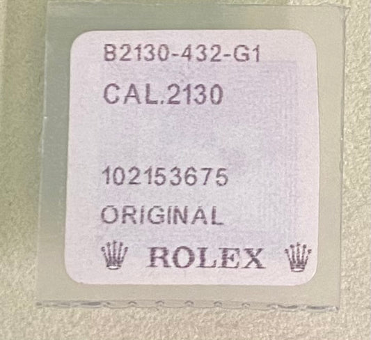 Rolex Caliber 2130 Part 432 Balance w/ Flat Hair Spring, Timed