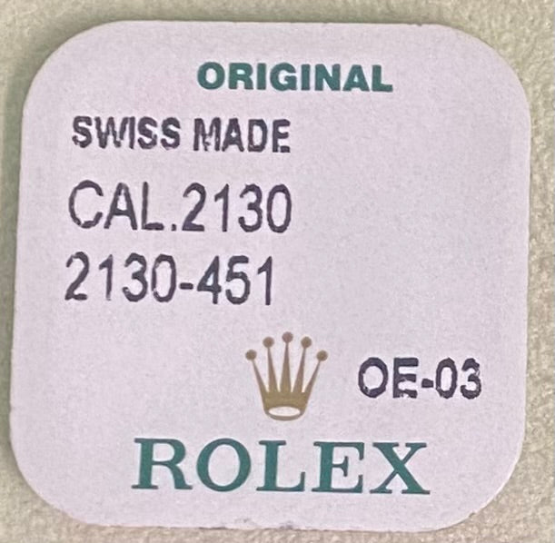 Rolex Caliber 2130 Part #451 Bridle For Hair Spring Support