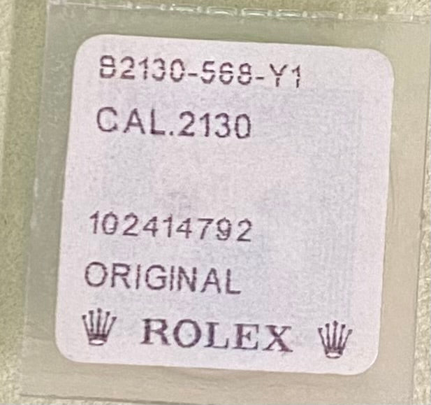 Rolex Caliber 2130 Part #568 Axle For Oscillating Weight