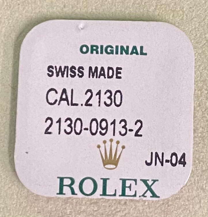 Rolex Caliber 2130 Part #0913-2 Cap Jewel For Escape Wheel Upper/Lower