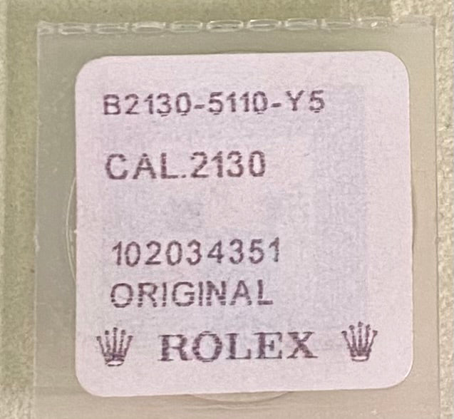 Rolex Caliber 2130 Part #5110 Screw