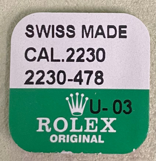 Rolex Caliber 2230 Part #478 Bridle (Balance Bridge ht Adjustment)