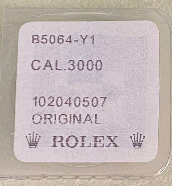 Rolex Caliber 3000 Part #270 Cannon Pinion