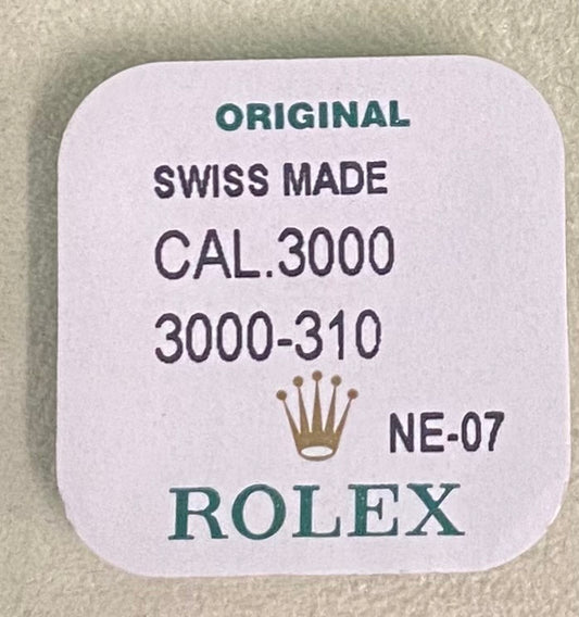 Rolex Caliber 3000 Part #310 Barrel w/ Arbor