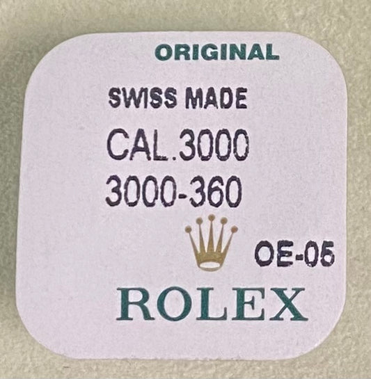 Rolex Caliber 3000 part #360 Second Wheel