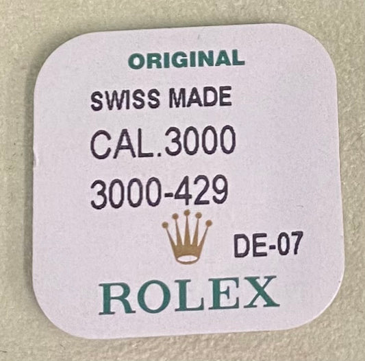 Rolex Caliber 3000 Part #429 Balance Staff