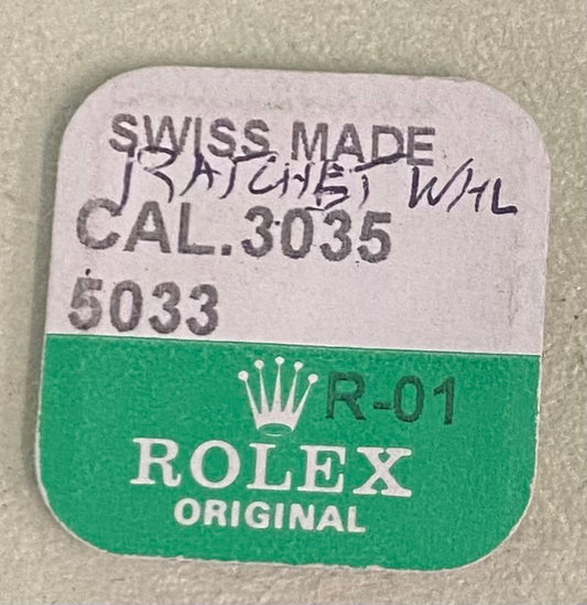 Rolex Caliber 3035 Part #5033 Ratchet Wheel