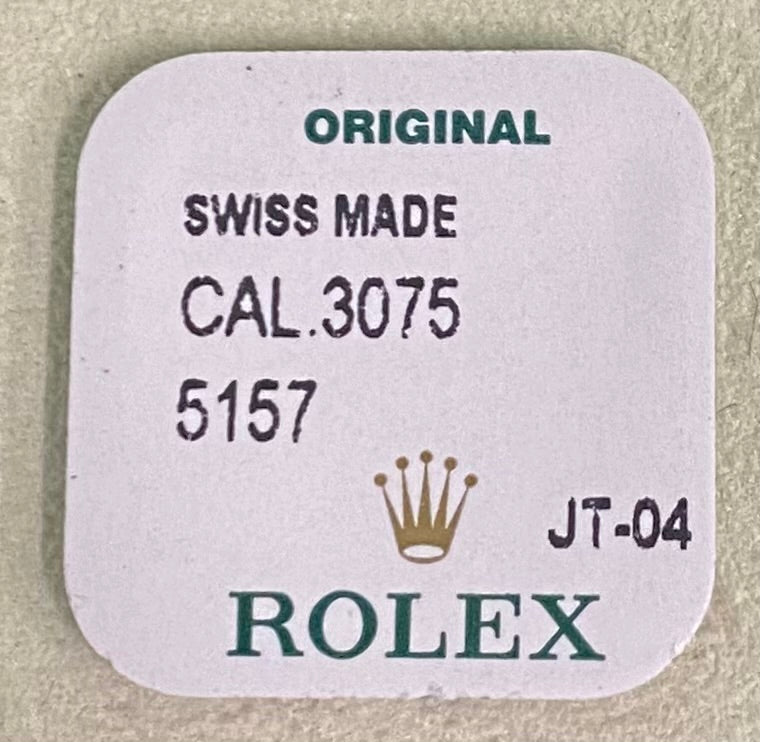 Rolex Caliber 3075 Part #5157 Hour Wheel, 12 H