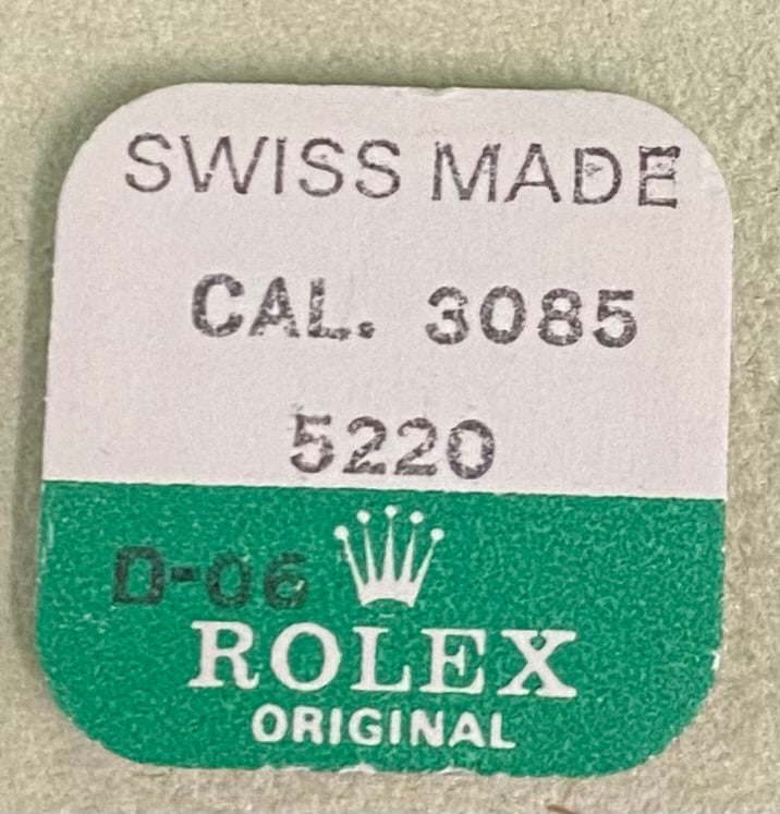 Rolex Caliber 3085 Part #5220 Min Wheel, 12 H.