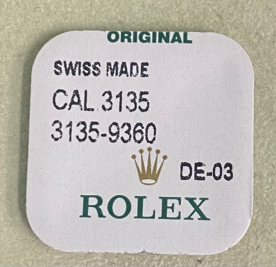 Rolex Caliber 3135 Part #9360 Jewel 2nd Wheel