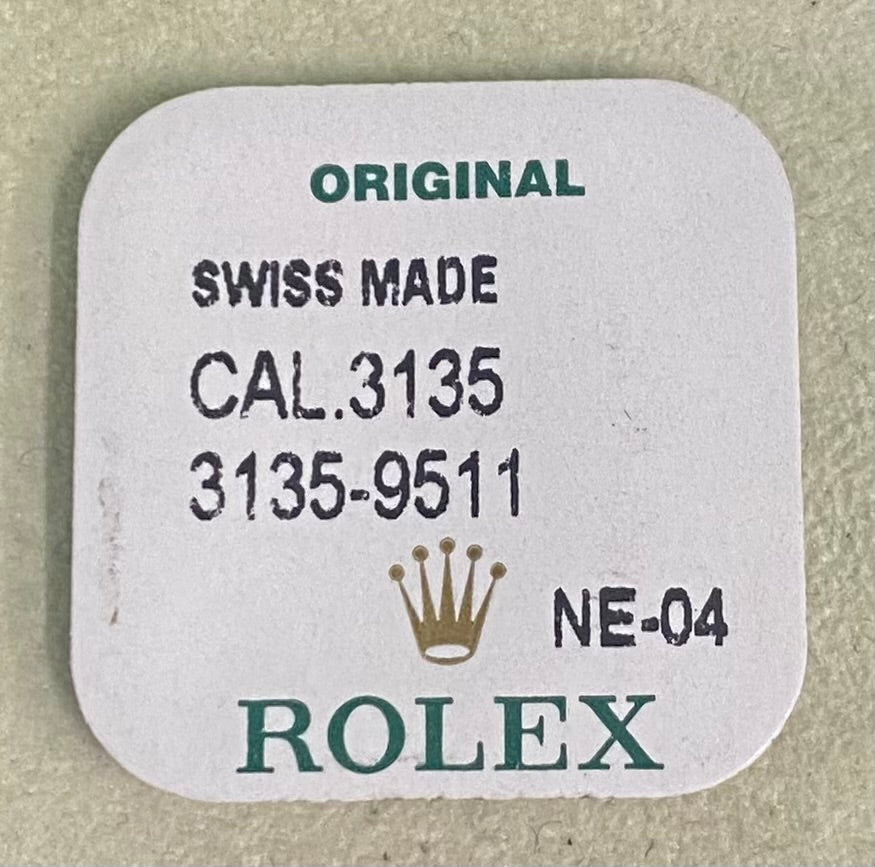 Rolex Caliber 3135 Part #9511 Jewel, Driving Wheel Lower