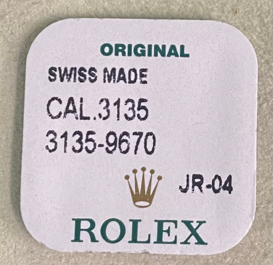 Rolex Caliber 3135 Part #9670 Jewel, Intermediate Date Wheel