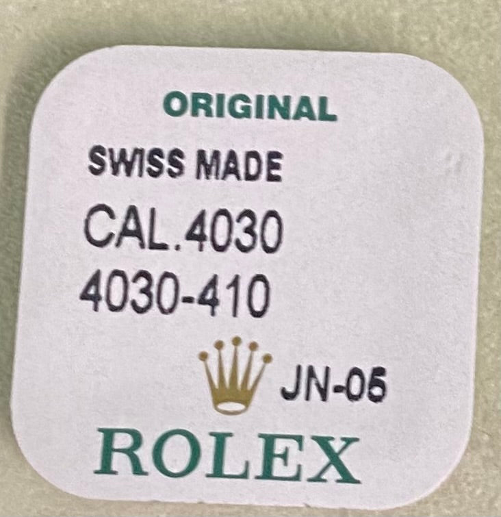 Rolex Caliber 4030 Part #410 Escape Wheel