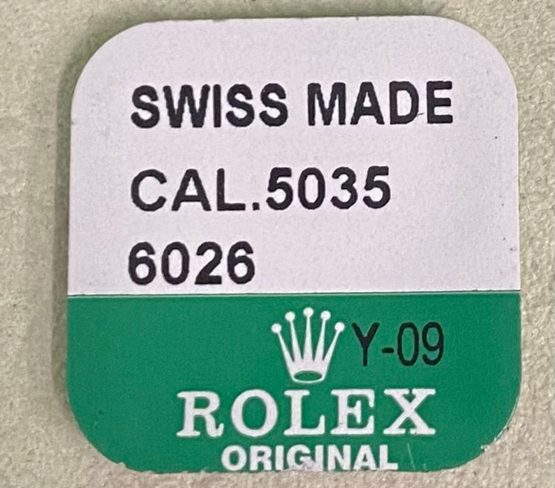 Rolex Caliber 5035 Part #6026 Minute Wheel