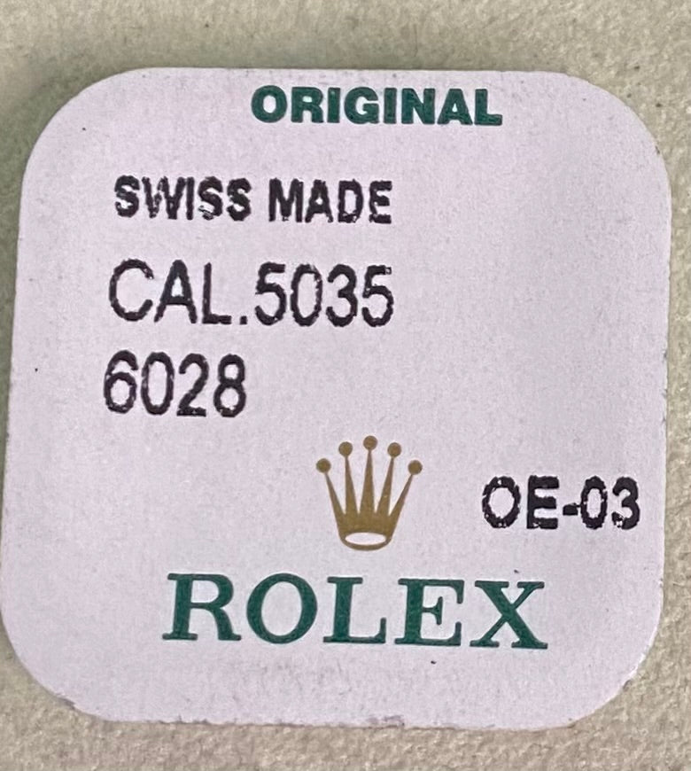 Rolex Caliber 5035 Part #6028 Sliding Pinion