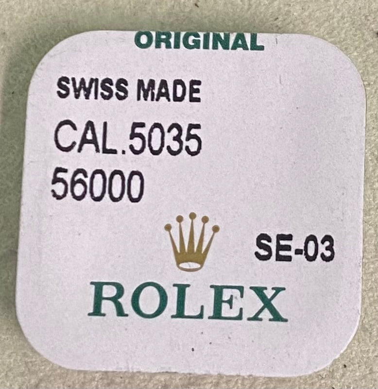 Rolex Caliber 5035 Part #56000 Set of Screws