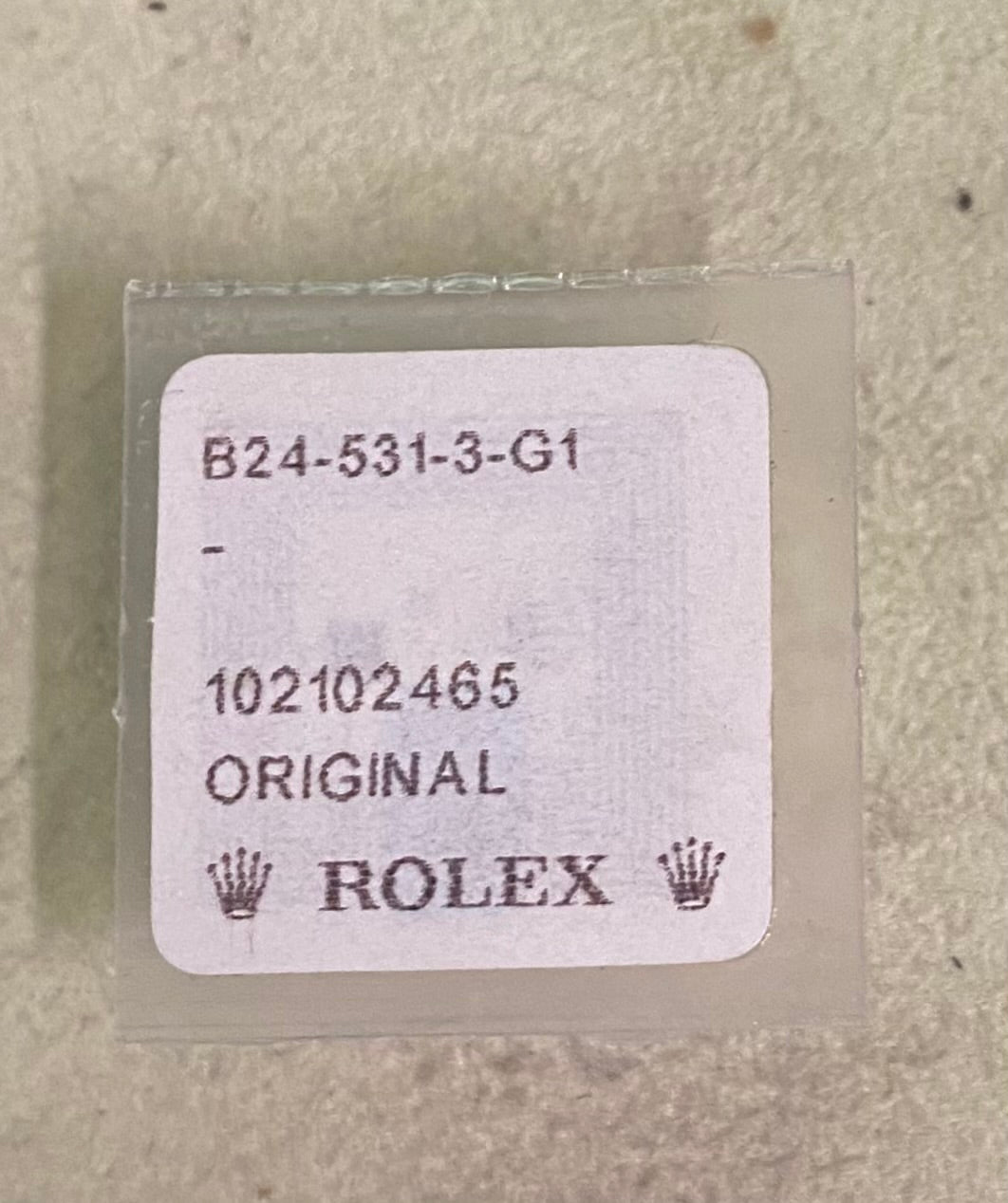 Rolex Crown Yellow Gold, Twinlock 24-531-3