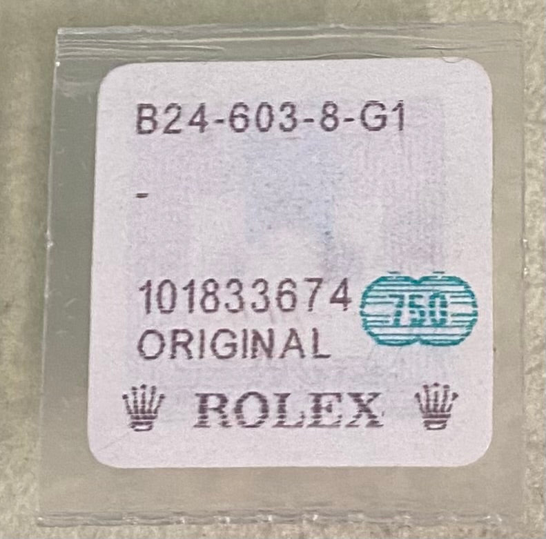 Rolex Crown Yellow Gold, Twinlock 24-603-8