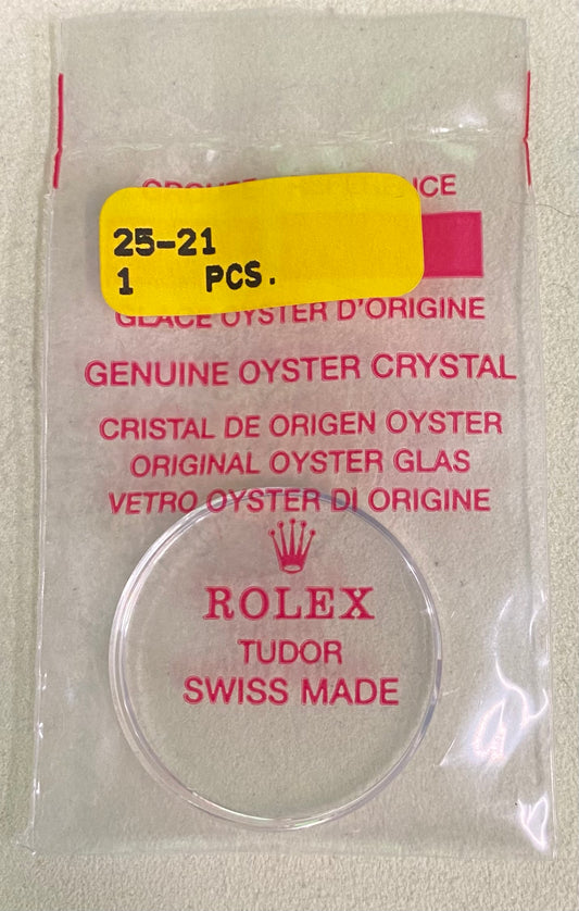 Rolex Crystal Part #25-21 Acrylic