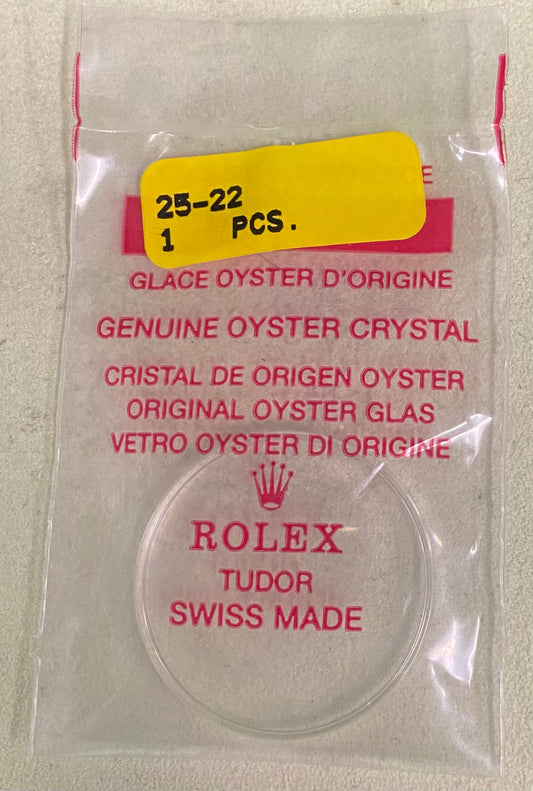 Rolex Crystal Part #25-22 Acrylic