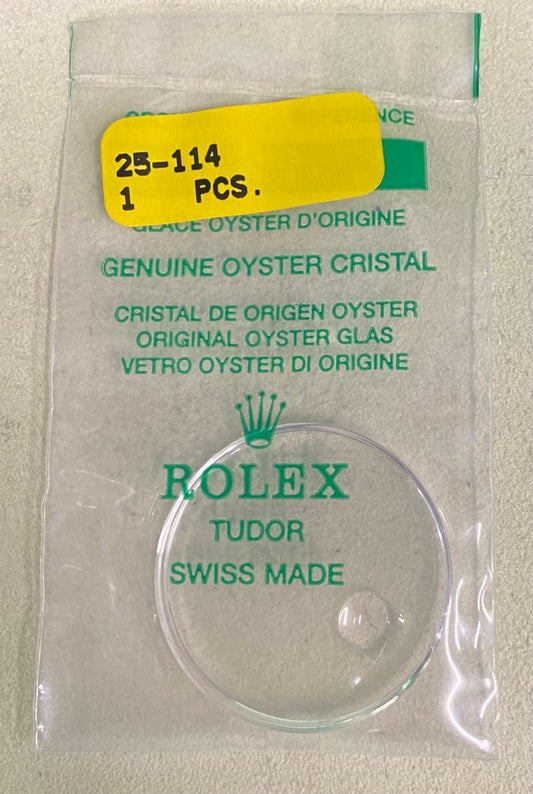 Rolex Crystal Part #25-114 Acrylic