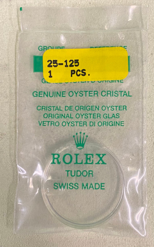 Rolex Crystal Part #25-125 Acrylic