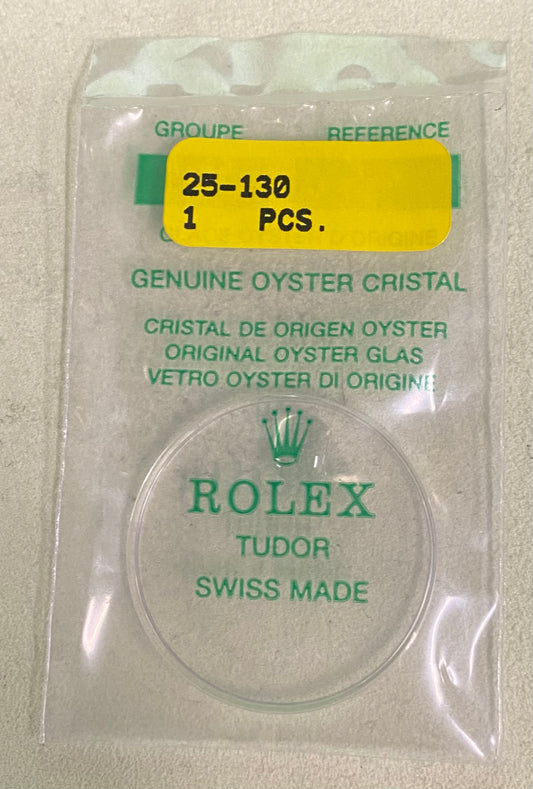 Rolex Crystal Part #25-130 Acrylic