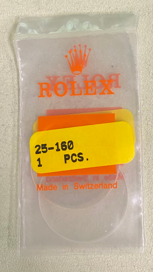 Rolex Crystal Part #25-160 Sapphire