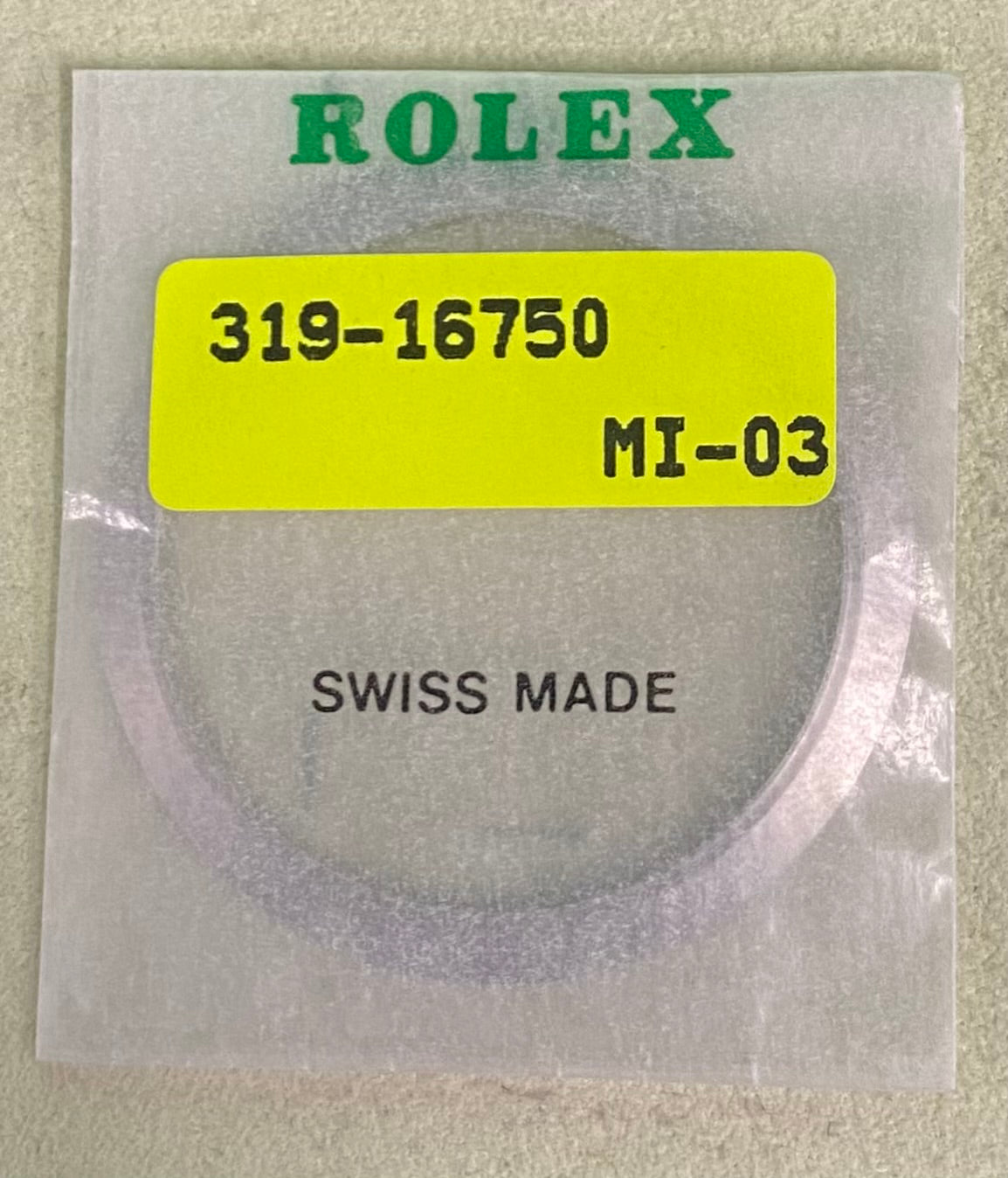 Rolex Bezel Securing Ring Part #319-16750