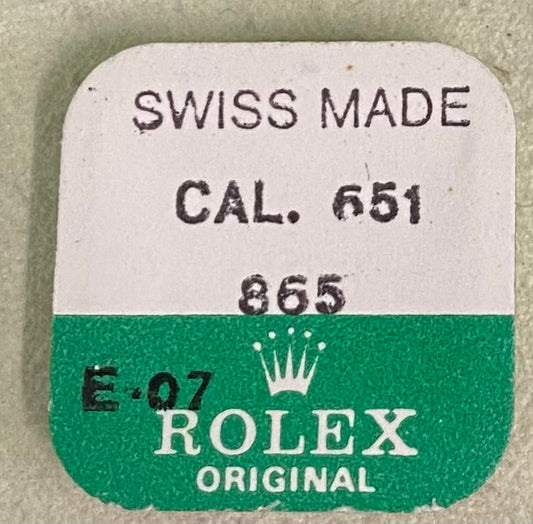 Rolex Caliber 651 Part #865 Third Wheel