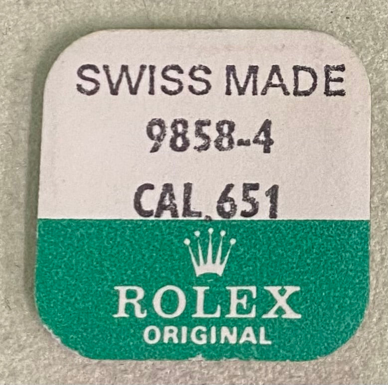 Rolex Caliber 651 Part #9858-4 Cap Jewel Upper