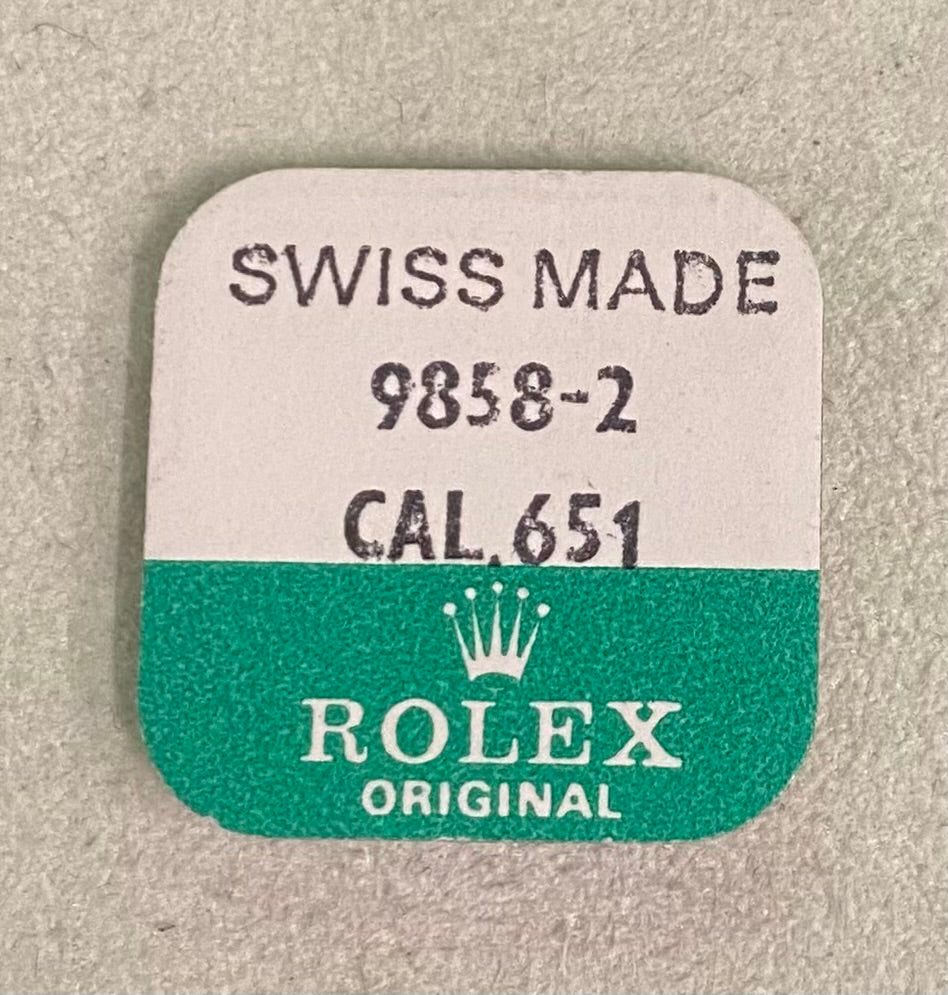 Rolex Caliber 651 Part #9858-2 Insetting Upper