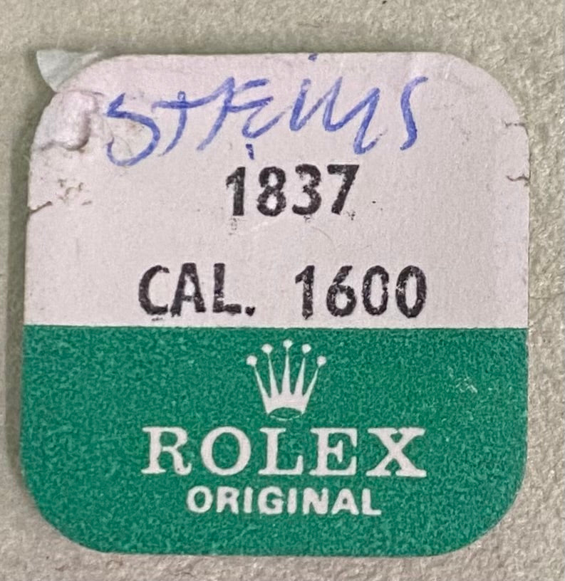 Rolex Caliber 1600 Part #1837 Winding Stem