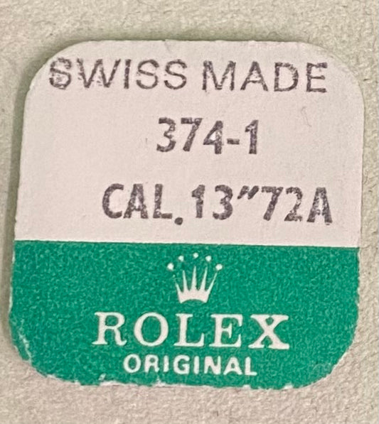 Rolex Caliber 13"72A Part #374-1A Spring w/ Axle Up & Low