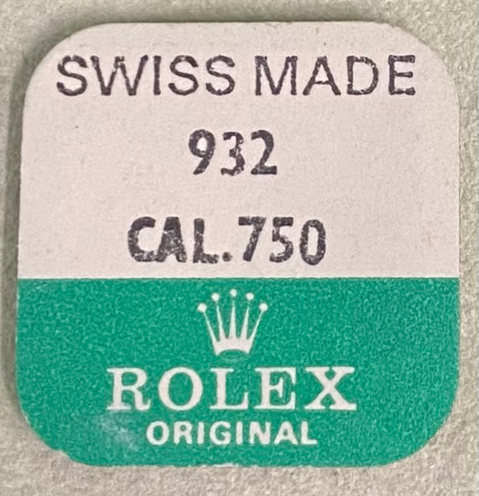 Rolex Caliber 750 Part #932 Balance Staff