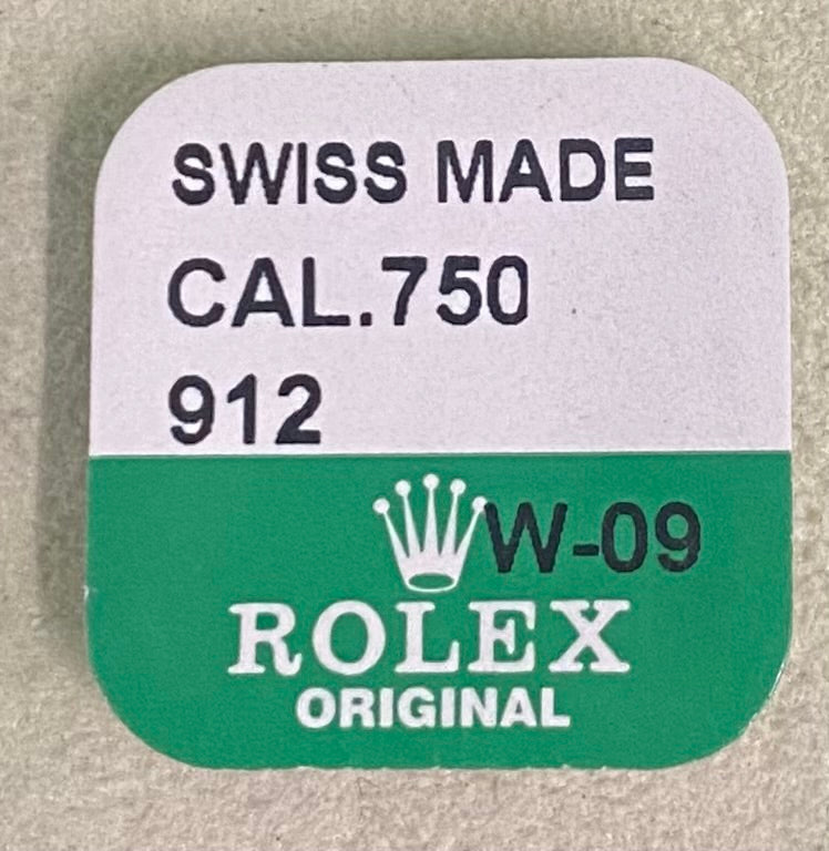 Rolex Caliber 750 Part #912 Barrel w/ Arbor & Spring