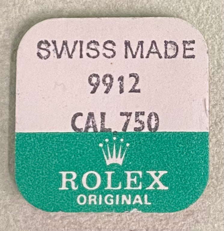 Rolex Caliber 750 Part #9912 Jewel For Barrel Arbor