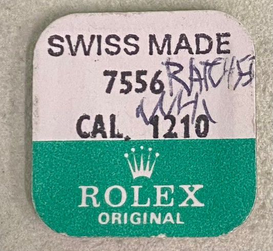 Rolex Caliber 1210 Part #7556 Ratchet Wheel